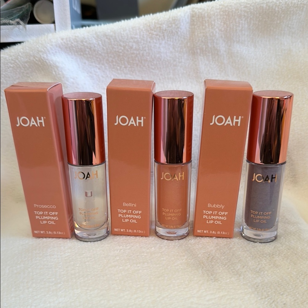 JOAH Top It Off Plumping Oil Collection NIB -all 3